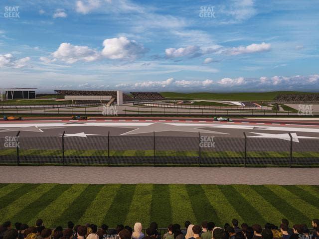 Circuit of The Americas - Section Turn 4 Grandstand 4 Seat View
