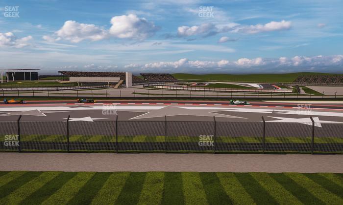 Circuit of The Americas - Section Turn 4 Grandstand 4 Seat View
