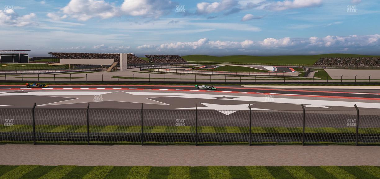 Circuit of The Americas - Section Turn 4 Grandstand 5 Seat View