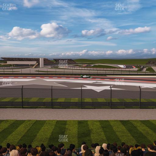 Circuit of The Americas - Section Turn 4 Grandstand 5 Seat View