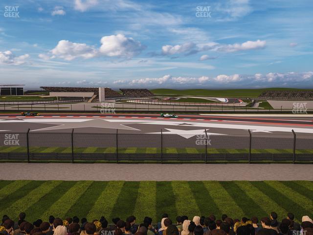 Circuit of The Americas - Section Turn 4 Grandstand 5 Seat View