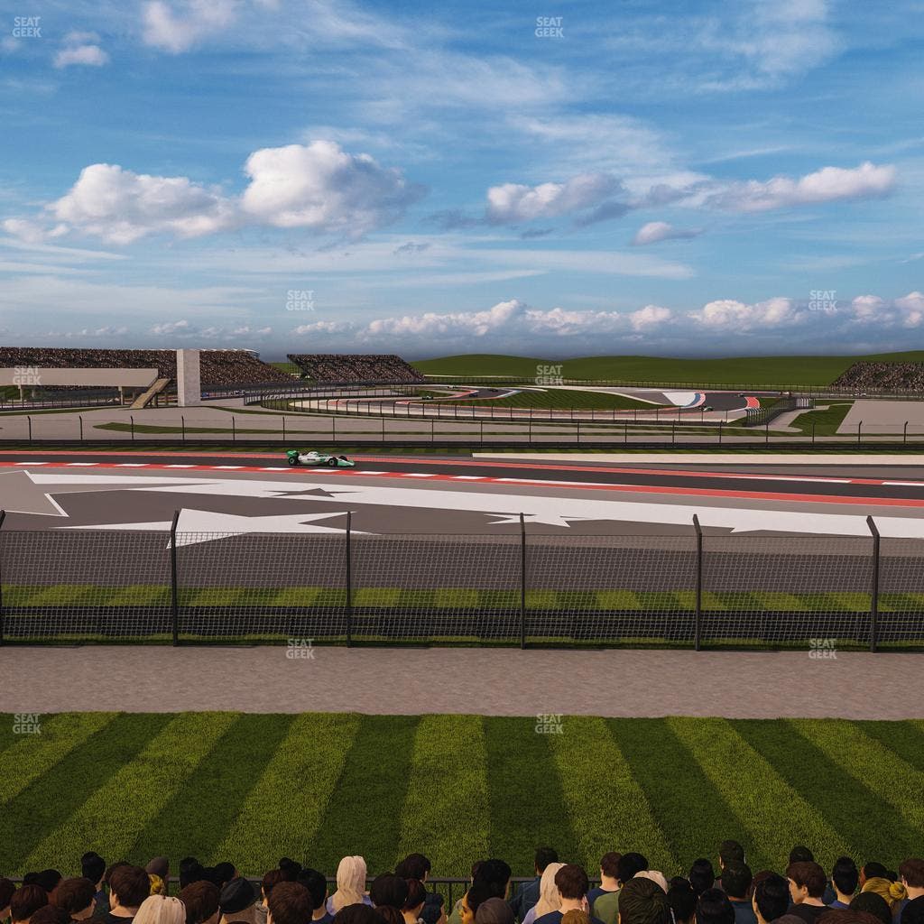 Circuit of The Americas - Section Turn 4 Grandstand 6 Seat View