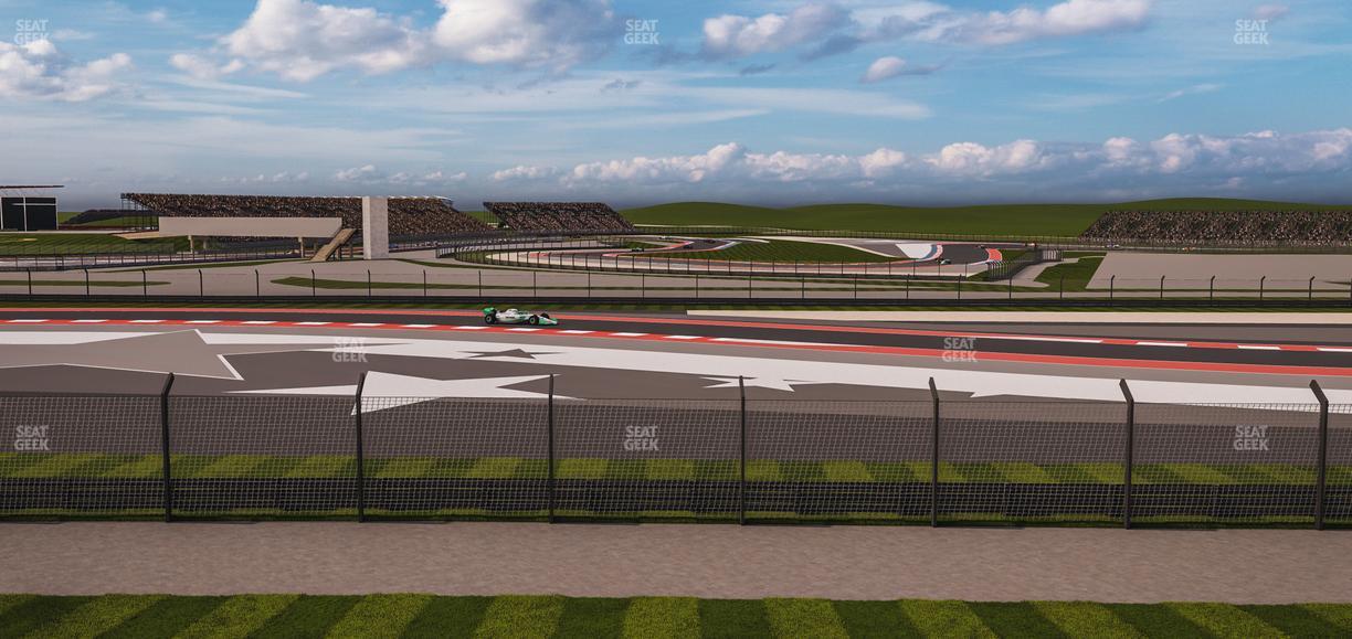 Circuit of The Americas - Section Turn 4 Grandstand 6 Seat View