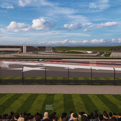 Circuit of The Americas - Section Turn 4 Grandstand 6 Seat View