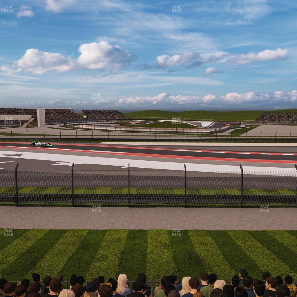 Circuit of The Americas - Section Turn 4 Grandstand 7 Seat View