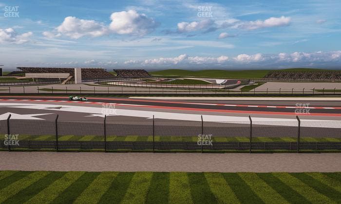 Circuit of The Americas - Section Turn 4 Grandstand 7 Seat View