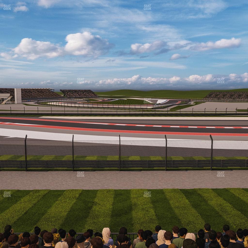 Circuit of The Americas - Section Turn 4 Grandstand 8 Seat View