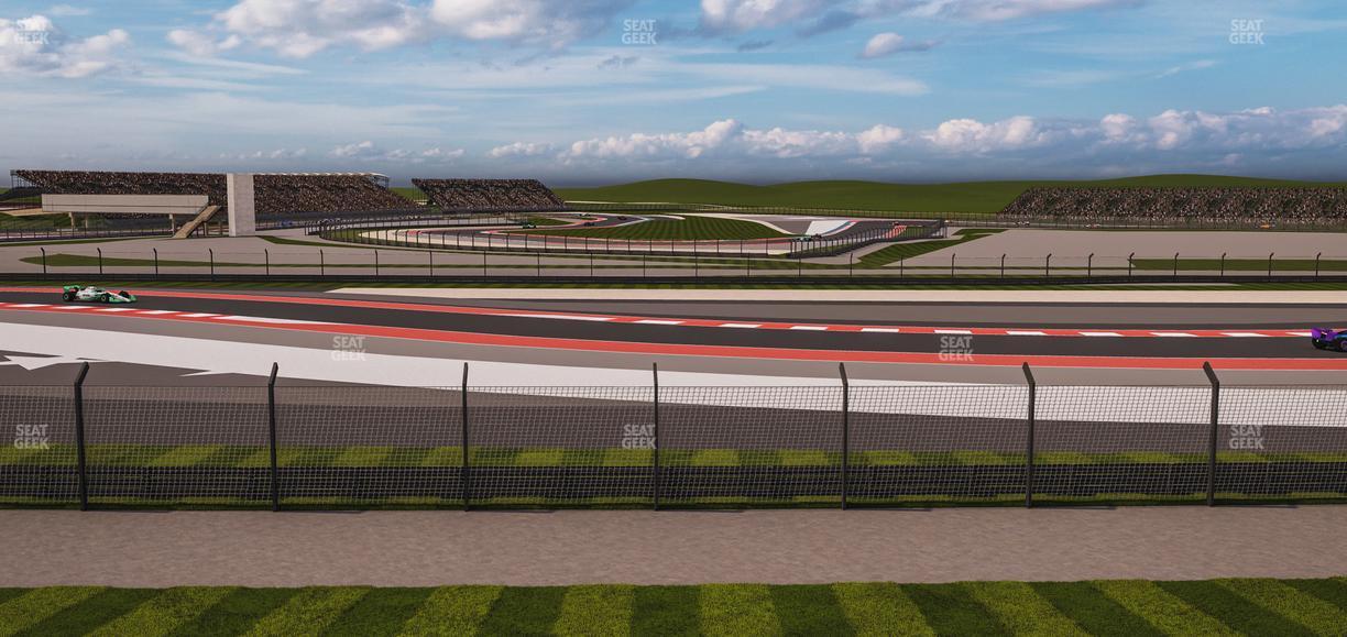 Circuit of The Americas - Section Turn 4 Grandstand 8 Seat View