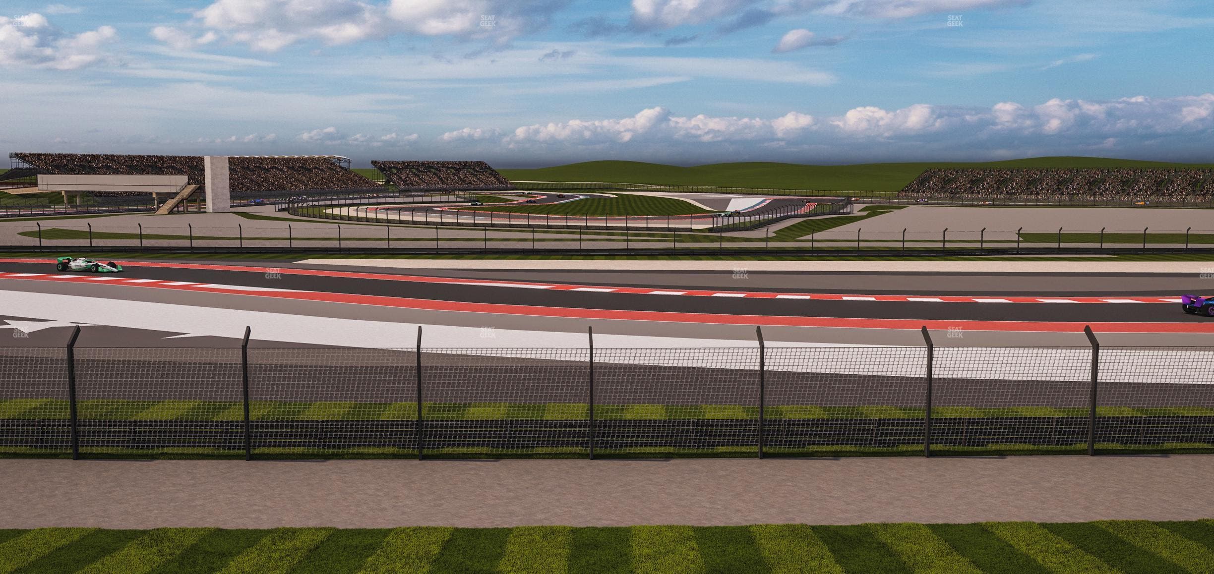 Circuit of The Americas - Section Turn 4 Grandstand 8 Seat View