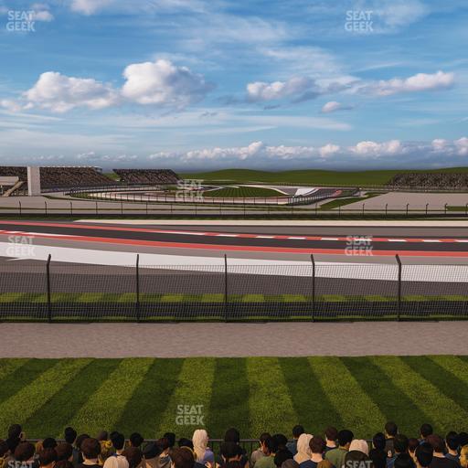 Circuit of The Americas - Section Turn 4 Grandstand 8 Seat View