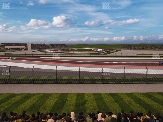 Circuit of The Americas - Section Turn 4 Grandstand 8 Seat View