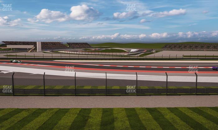 Circuit of The Americas - Section Turn 4 Grandstand 8 Seat View