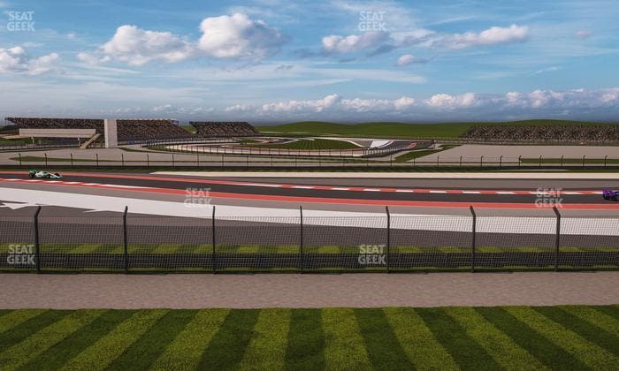 Circuit of The Americas - Section Turn 4 Grandstand 8 Seat View