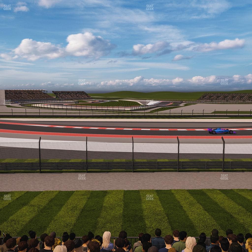 Circuit of The Americas - Section Turn 4 Grandstand 9 Seat View