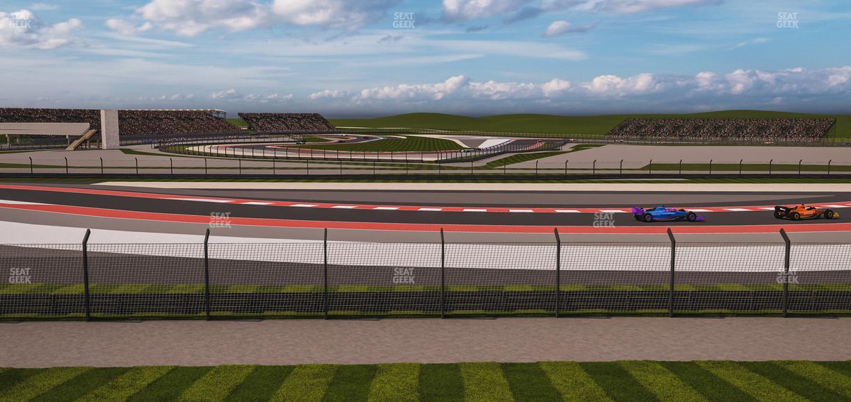 Circuit of The Americas - Section Turn 4 Grandstand 9 Seat View