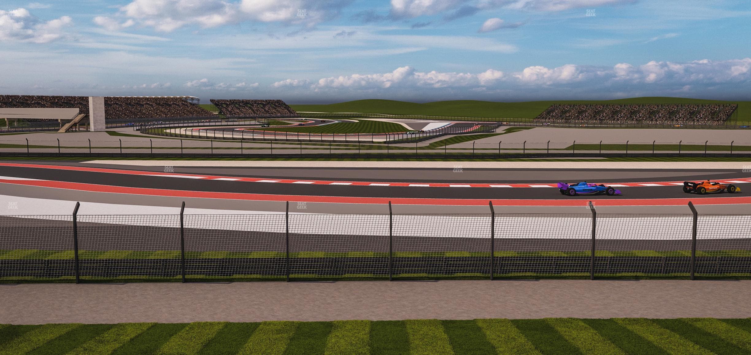 Circuit of The Americas - Section Turn 4 Grandstand 9 Seat View