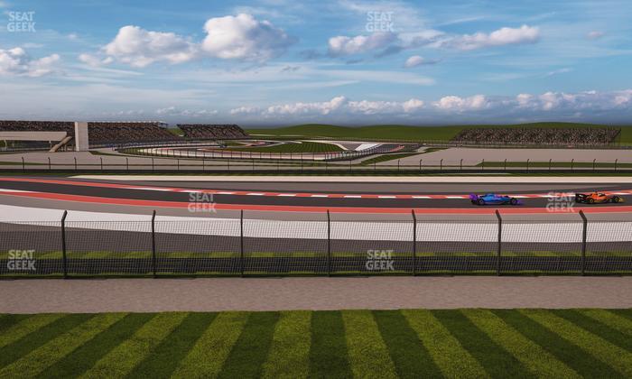 Circuit of The Americas - Section Turn 4 Grandstand 9 Seat View
