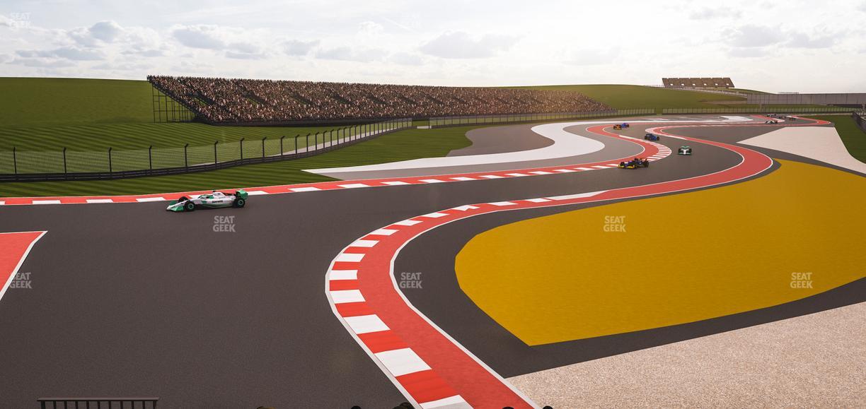 Circuit of The Americas - Section Turn 6 Grandstand 1 Seat View