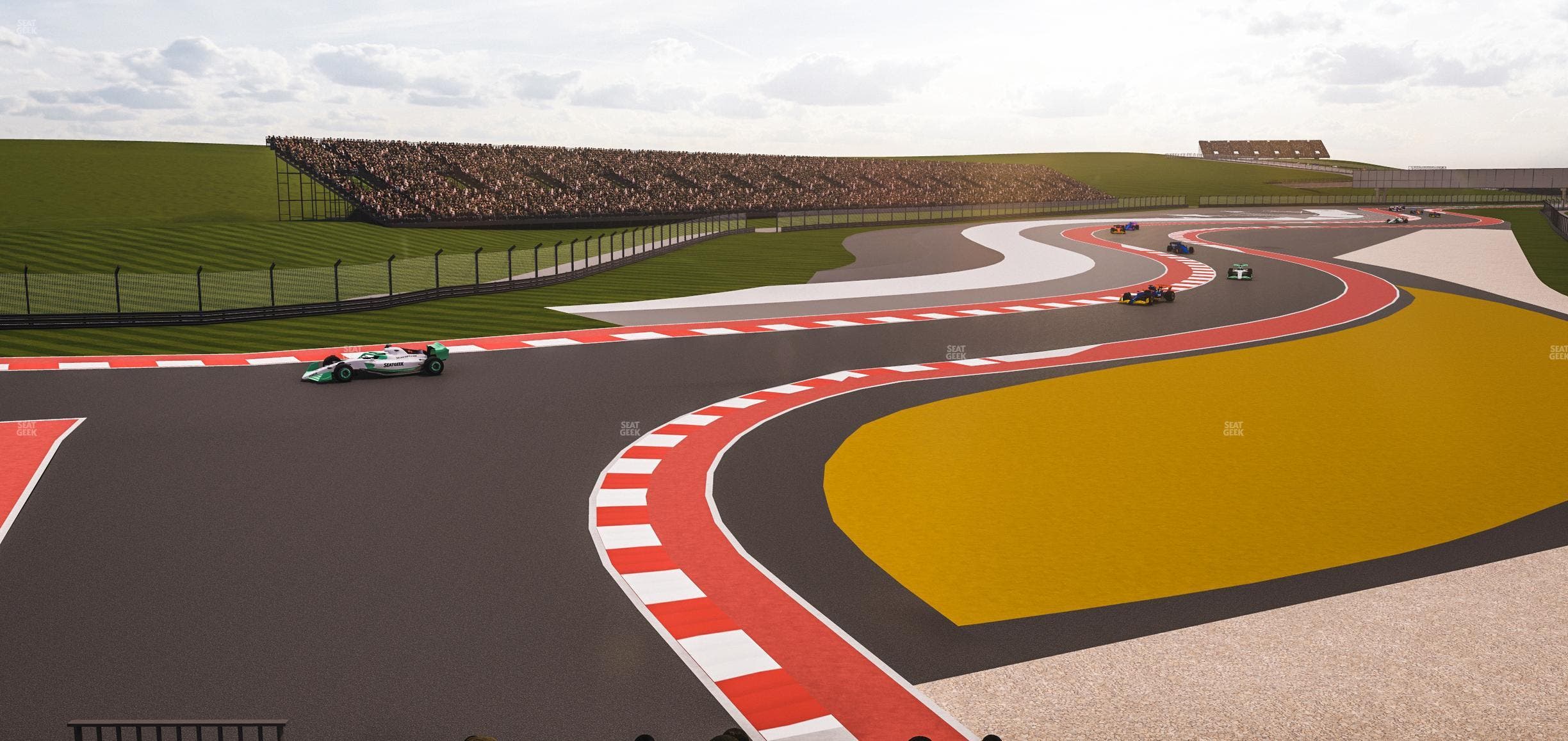 Circuit of The Americas - Section Turn 6 Grandstand 1 Seat View