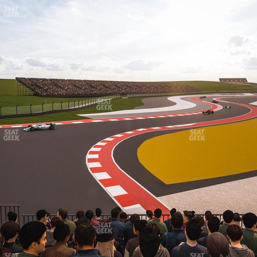 Circuit of The Americas - Section Turn 6 Grandstand 1 Seat View