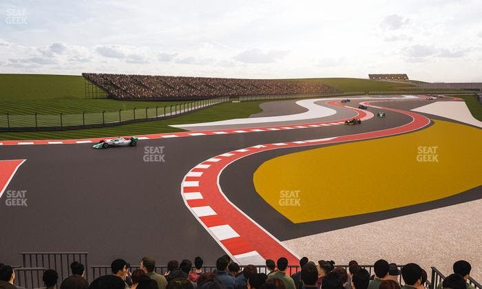 Circuit of The Americas - Section Turn 6 Grandstand 1 Seat View