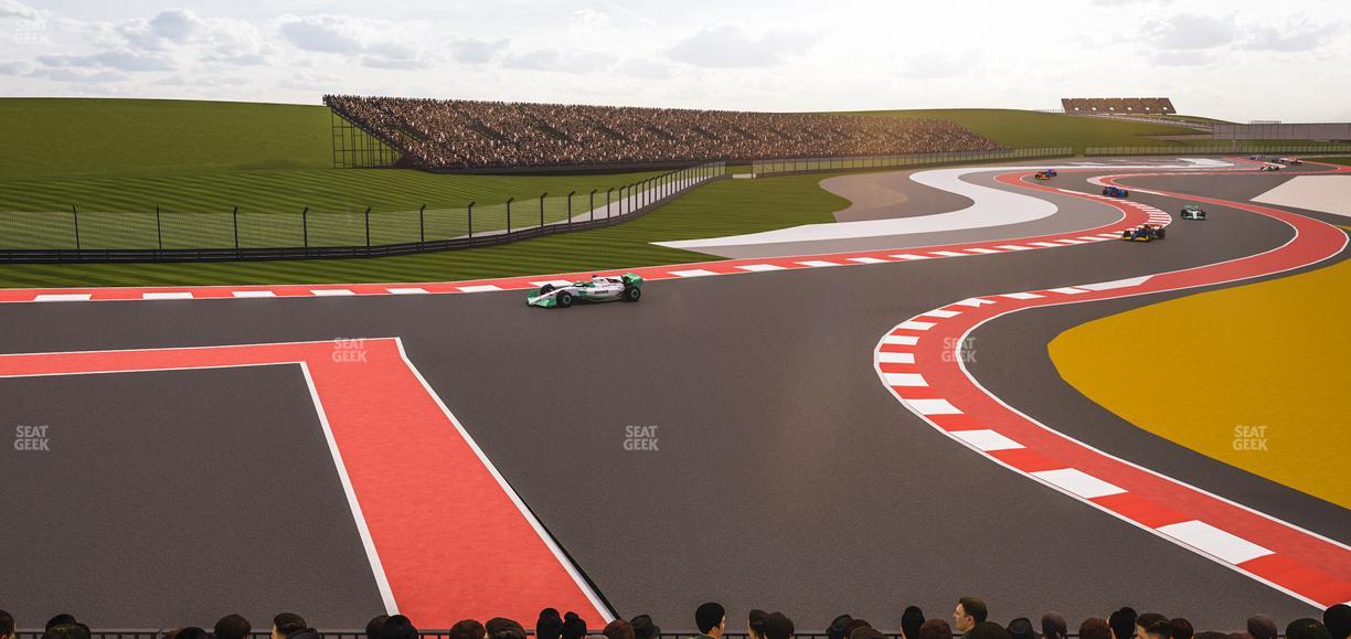 Circuit of The Americas - Section Turn 6 Grandstand 2 Seat View