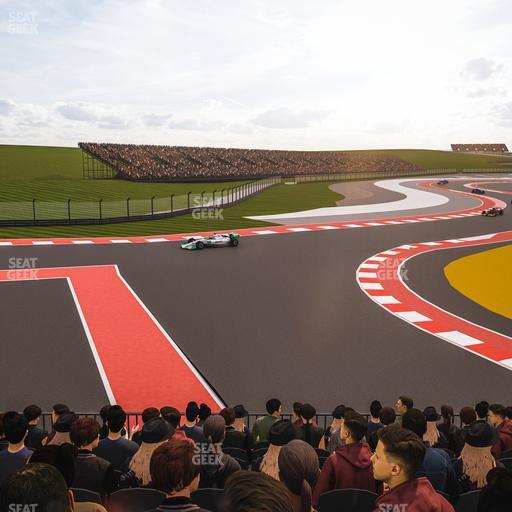 Circuit of The Americas - Section Turn 6 Grandstand 2 Seat View
