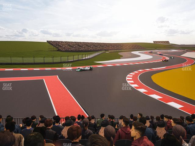 Circuit of The Americas - Section Turn 6 Grandstand 2 Seat View