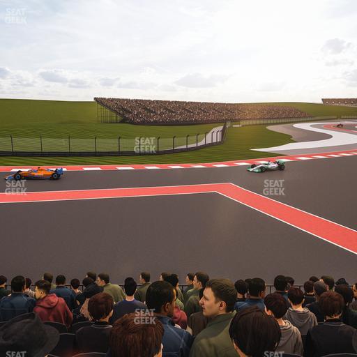 Circuit of The Americas - Section Turn 6 Grandstand 3 Seat View