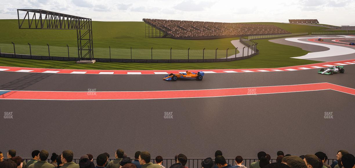 Circuit of The Americas - Section Turn 6 Grandstand 4 Seat View