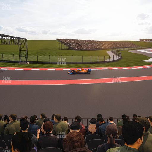 Circuit of The Americas - Section Turn 6 Grandstand 4 Seat View