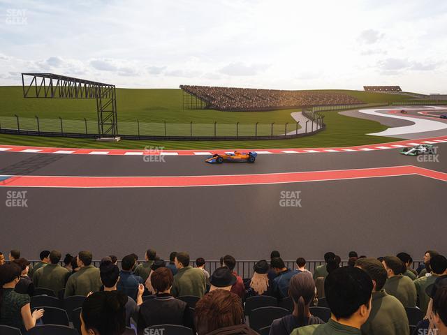 Circuit of The Americas - Section Turn 6 Grandstand 4 Seat View