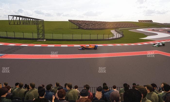 Circuit of The Americas - Section Turn 6 Grandstand 4 Seat View