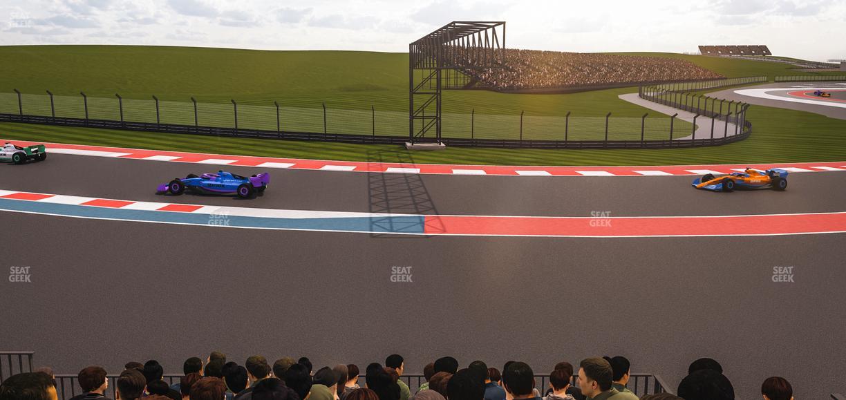 Circuit of The Americas - Section Turn 6 Grandstand 5 Seat View