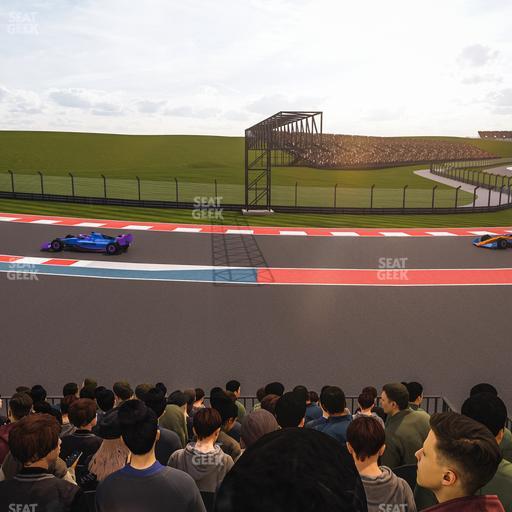 Circuit of The Americas - Section Turn 6 Grandstand 5 Seat View