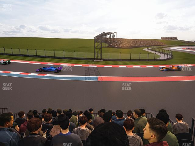 Circuit of The Americas - Section Turn 6 Grandstand 5 Seat View