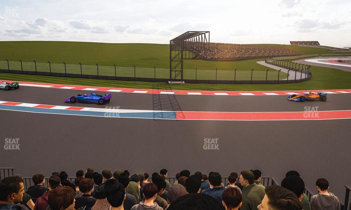 Circuit of The Americas - Section Turn 6 Grandstand 5 Seat View