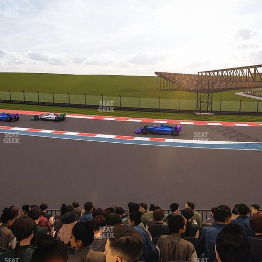 Circuit of The Americas - Section Turn 6 Grandstand 6 Seat View