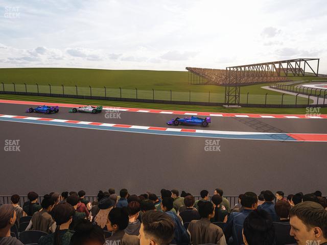Circuit of The Americas - Section Turn 6 Grandstand 6 Seat View
