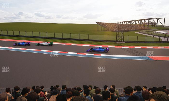 Circuit of The Americas - Section Turn 6 Grandstand 6 Seat View