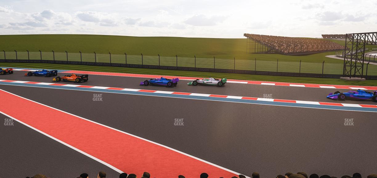 Circuit of The Americas - Section Turn 6 Grandstand 7 Seat View