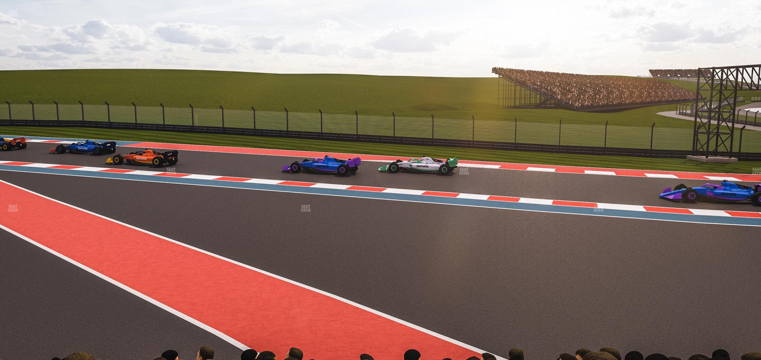 Circuit of The Americas - Section Turn 6 Grandstand 7 Seat View