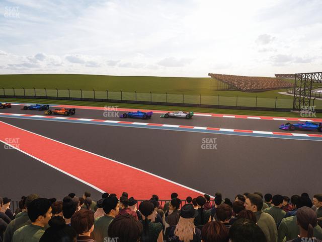 Circuit of The Americas - Section Turn 6 Grandstand 7 Seat View