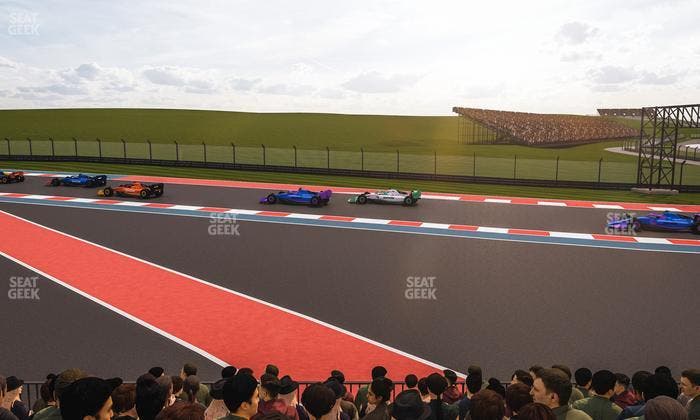 Circuit of The Americas - Section Turn 6 Grandstand 7 Seat View
