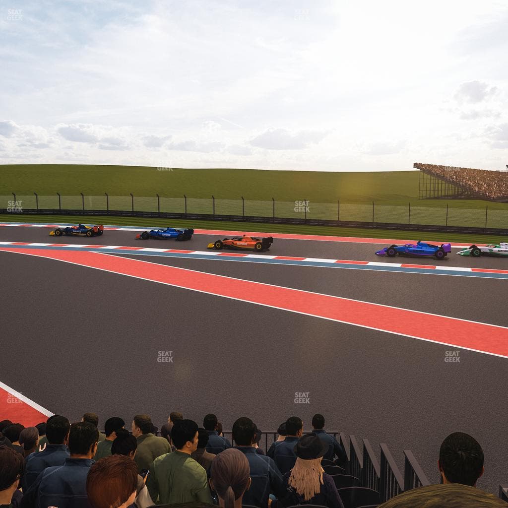 Circuit of The Americas - Section Turn 6 Grandstand 8 Seat View