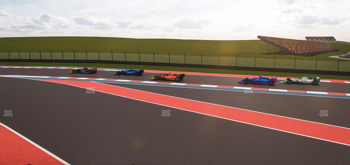 Circuit of The Americas - Section Turn 6 Grandstand 8 Seat View