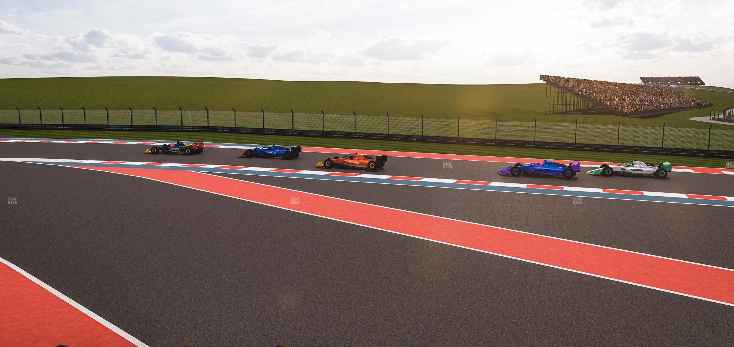 Circuit of The Americas - Section Turn 6 Grandstand 8 Seat View