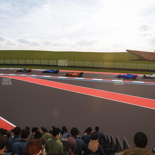 Circuit of The Americas - Section Turn 6 Grandstand 8 Seat View