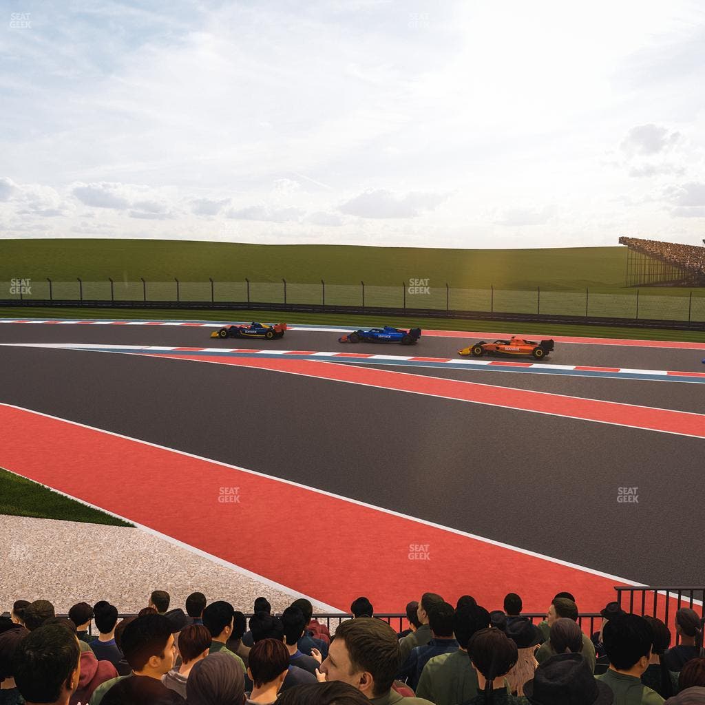 Circuit of The Americas - Section Turn 6 Grandstand 9 Seat View
