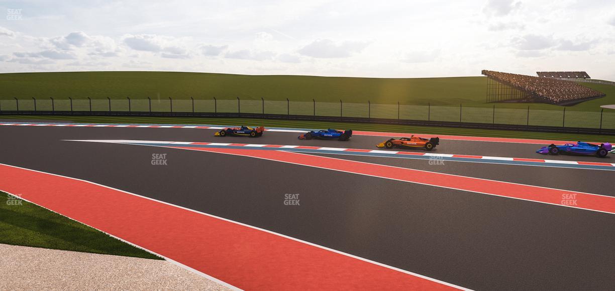 Circuit of The Americas - Section Turn 6 Grandstand 9 Seat View